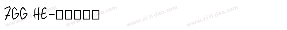 7GG HE字体转换